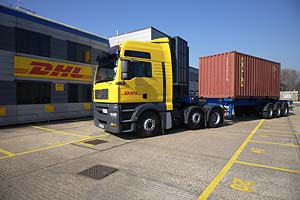 New DHL Truck, Felixstowe Docks